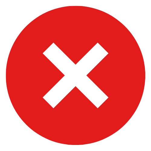 Crossmark Icon in Red Circle