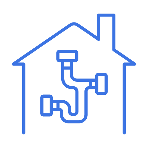 bathrooms plumbing chases icon