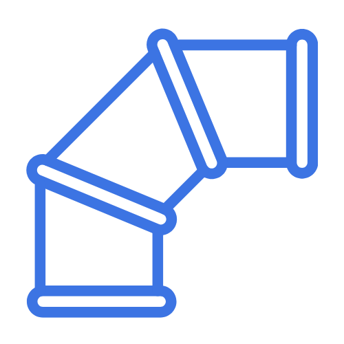 hVAC dust reservoirs duct work icon