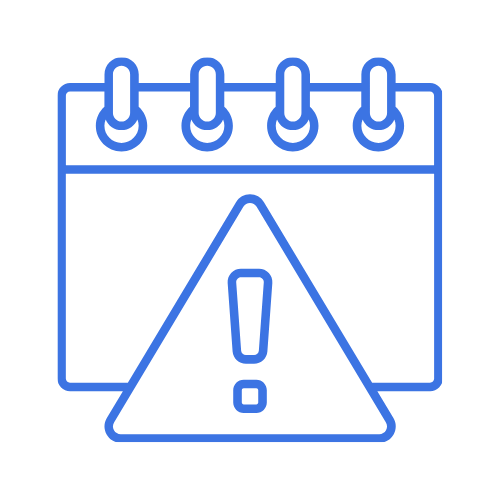 missed remidation work icon