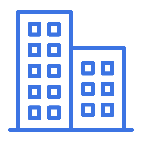 Commercial buildings icon